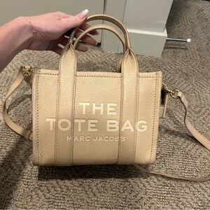 Marc Jacobs Beige Tote Bag - Small Leather Twine